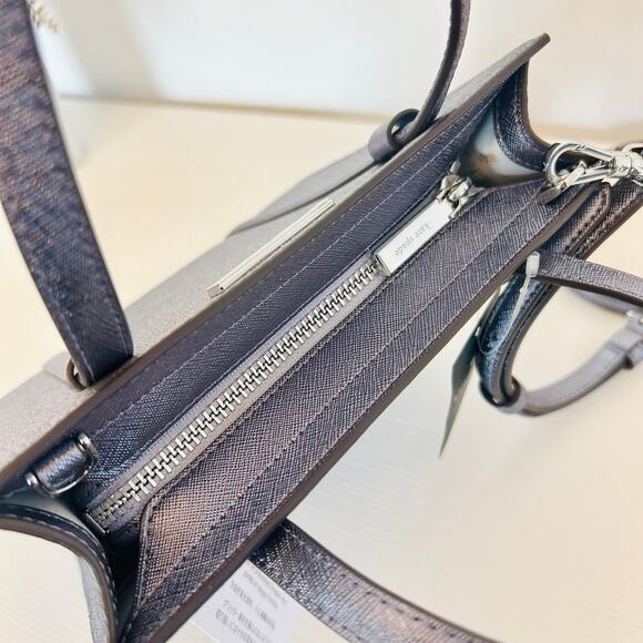 Kate Spade Purse Kenzie Glitter Small Tote Candied Flower - Picture 7 of 10